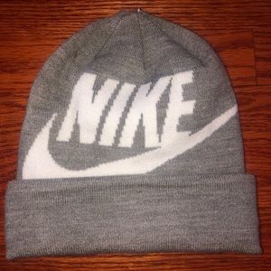 Gray Nike Beanie